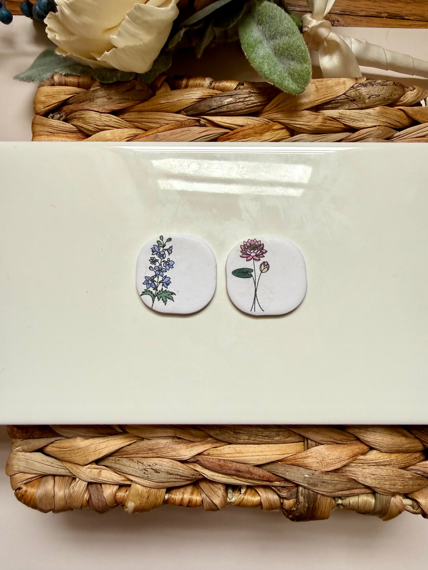 July Birth Flower Magnet