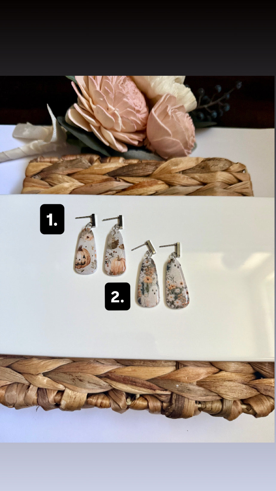 Dainty Halloween Dangle