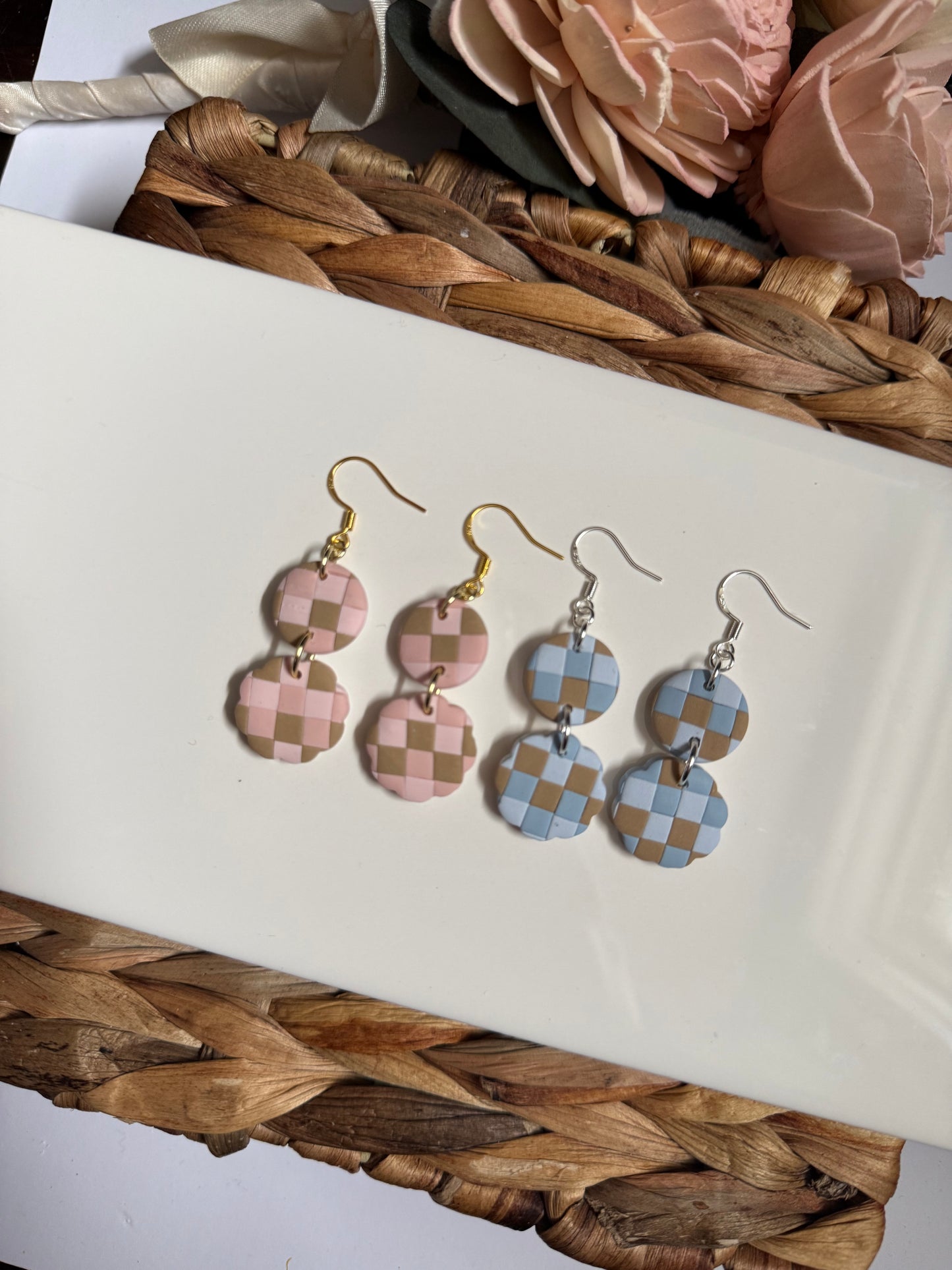 Dainty Gingham Dangle