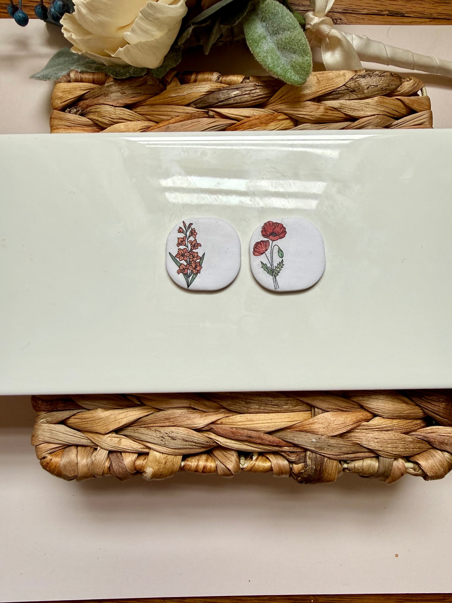 August Birth Flower Magnet