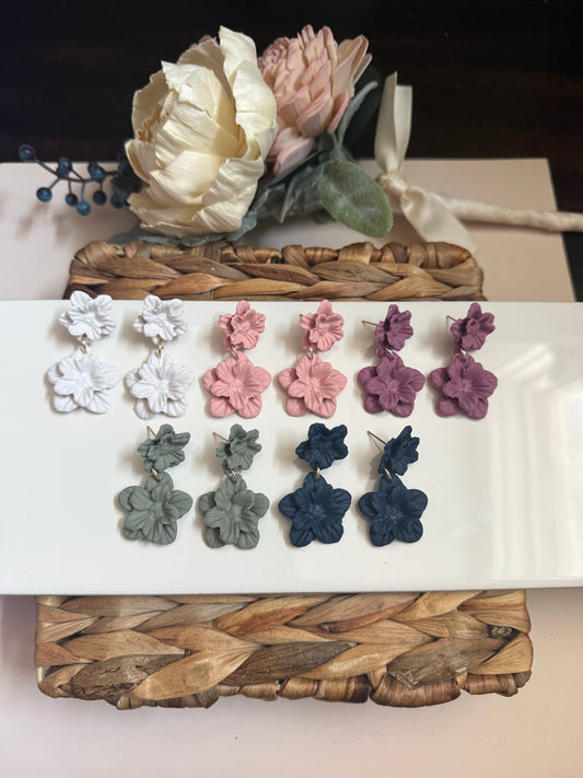 Medium Floral Dangle