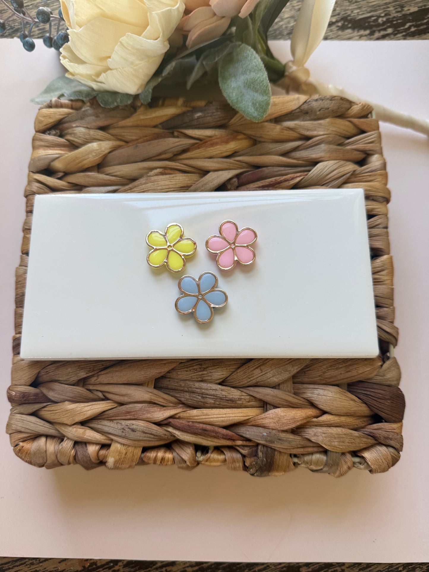 Flower Magnet Pack (Silver)