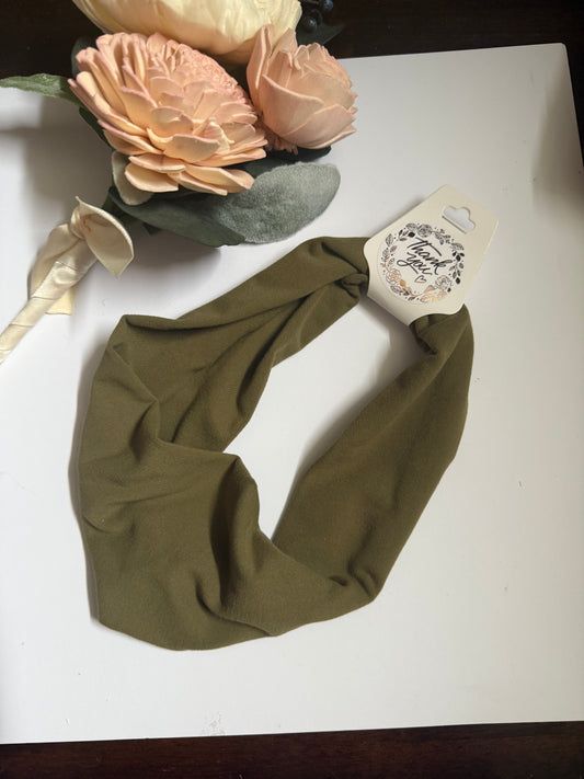 Olive Green Headband