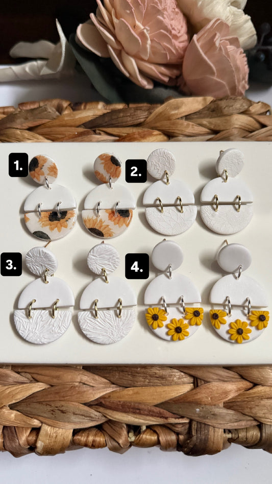 Statement Sunflower Dangle