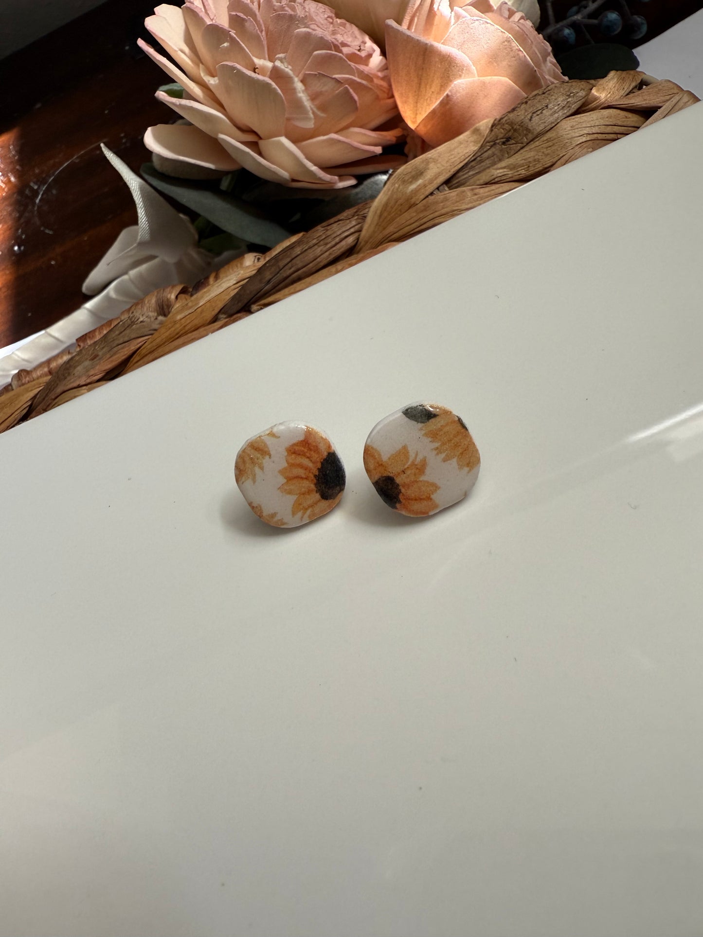 Statement Sunflower Stud
