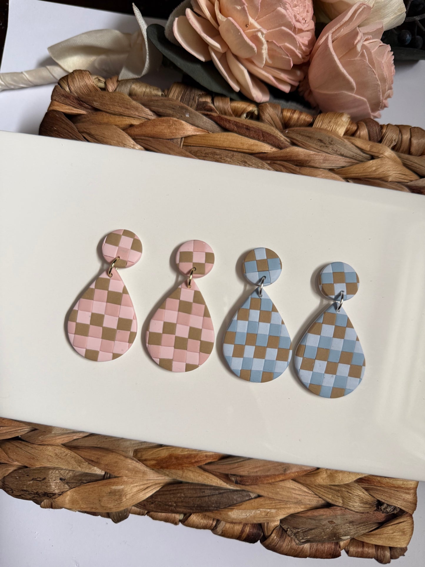 Statement Gingham Dangle