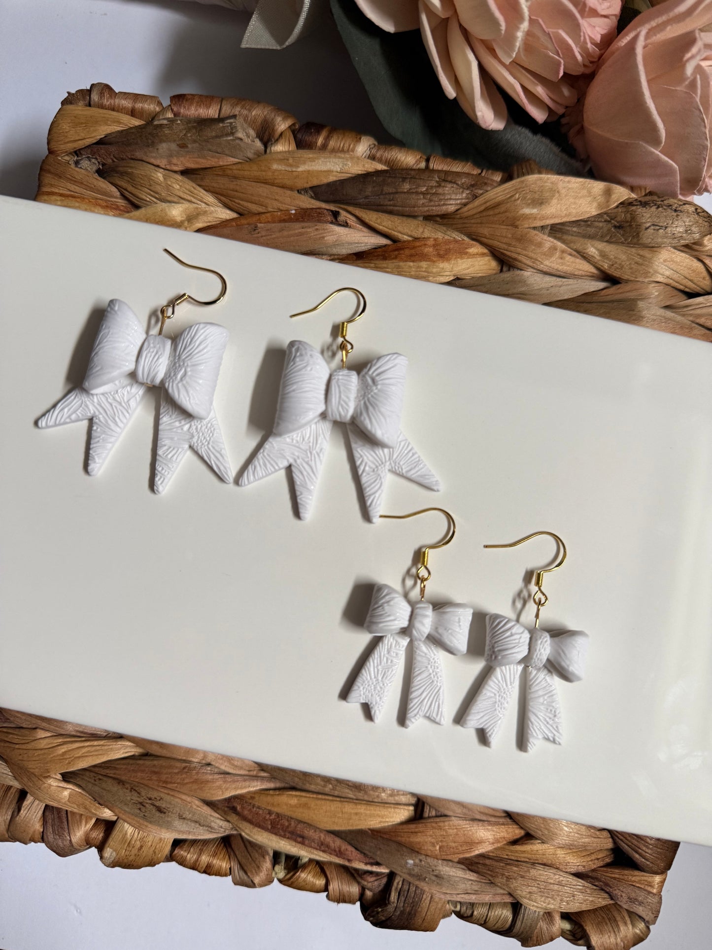 Bow Sunflower Dangle